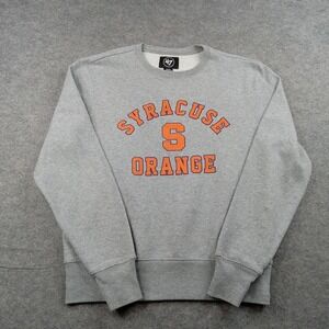 Syracuse Orange Sweatshirt Crewneck Mens Small‎ Gray NCAA Basketball 47 Brand